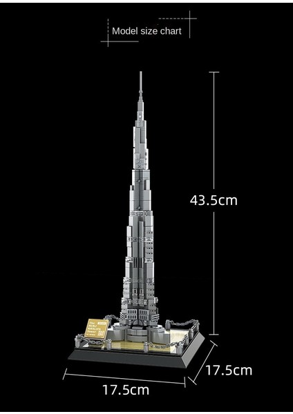 Dubai Burj Khalifa Bina Modeli (Yurt Dışından)