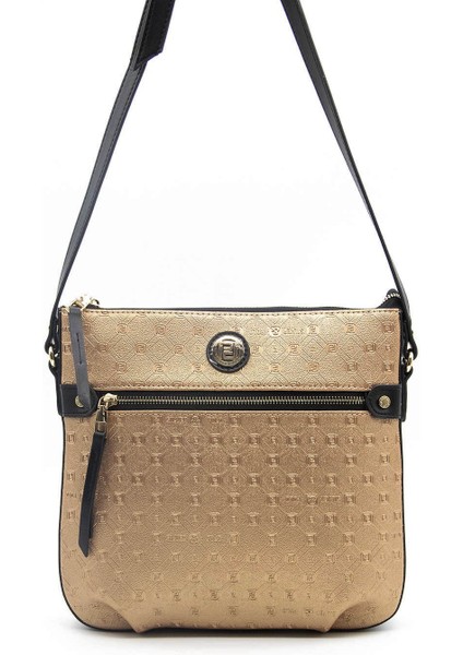 Silver Polo Kadın Çapraz Çanta Pudra - Siyah NV1050