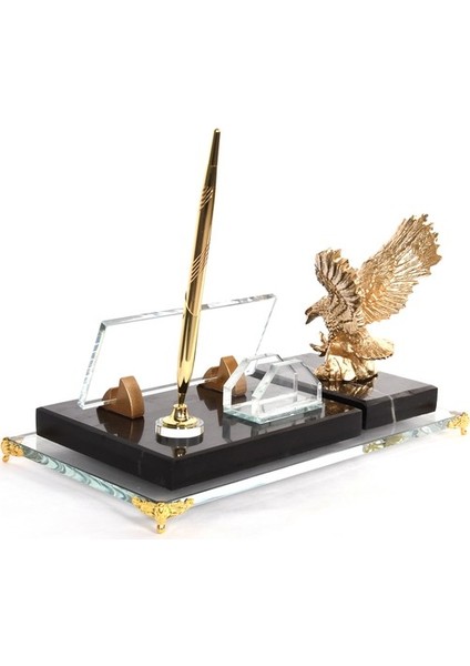 İsme Özel Kabartma Mermer Masasütü İsimlik Uçan Kartal Biblolu modelleri