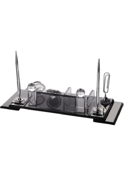 İsme Özel Kabartma Premium Füme Kristal Masasütü İsimlik modelleri