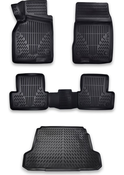 Renault Fluence İle Uyumlu - Araca Özel Paspas Ve Bagaj Havuzu PSN114x601