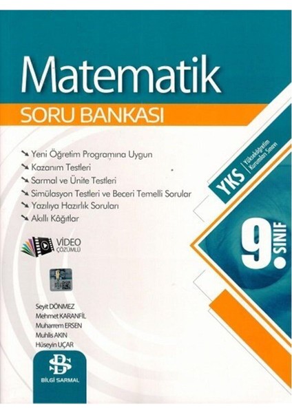 Bilgi Sarmal Yayınları 9. Sınıf Matematik Soru Bankası