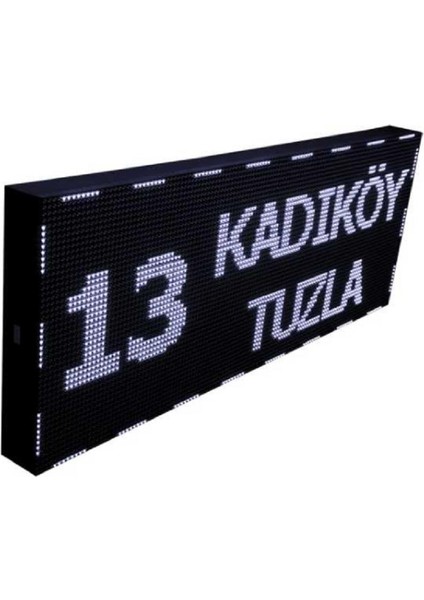 32X96 cm LED Tabela Beyaz Kayan Yazı Tabela