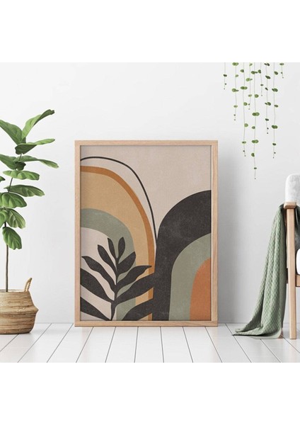 Çerçeveli Tablo Dekorasyon Ev Dekoru Konsept Hediyelik Modern Tekli Ahşap Çerçeve ÖZC-324