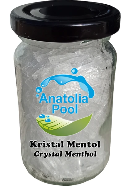 Anatolia Pool Sauna Buhar Esansı Mentol Kristal 90 Gram ( Sauna Essence Menthol Crystal )