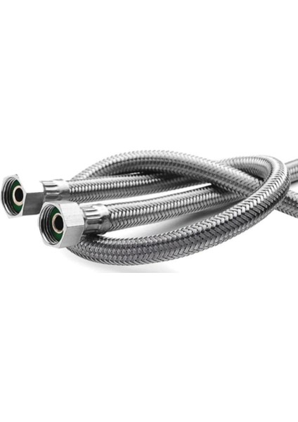 Spiral Çelik Örgülü Klozet Bağlantı Flex Hortumu - 3/8 - 3/8 fırsatları