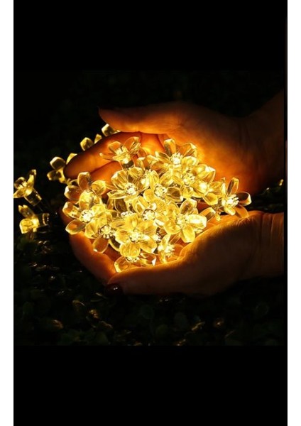 50 Ledli Solar Çiçekli Günışığı Bahçe Aydınlatma Dekorasyon Güneş Enerjili ( 8 Modlu ) fiyatları