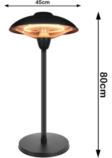 Luxfire 1500 Watt Iç ve Dış Mekan Ayaklı Isıtıcı fiyatları
