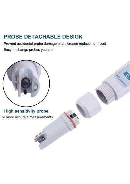 PH-686 4'ü 1 Arada Ph Metre Tds Ec ve Sıcaklık Ölçer