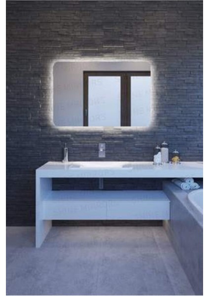 80 x 60 Ledli Ayna Banyo Aynası Işıklı Ayna 80 x 60 cm
