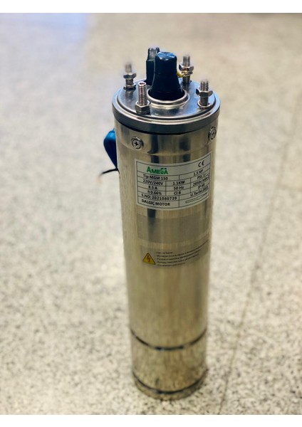 4'' Amega 4 Hp Tf Eco Motor Kısa Gövde Döküm Yağ Çemberli