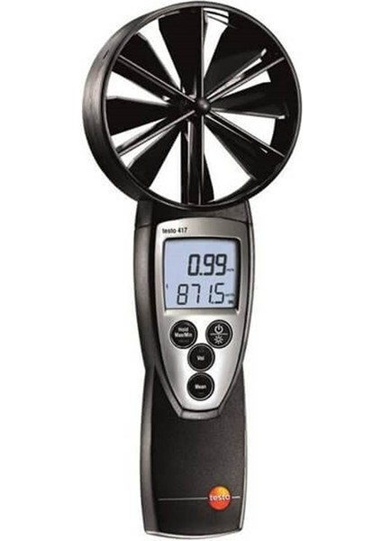 417 Anemometre Rüzgar Hızı, Debi ve Sıcaklık Ölçer