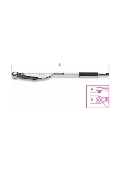 677/100 Cırcırlı Tork Anahtarı 300-1000 Nm