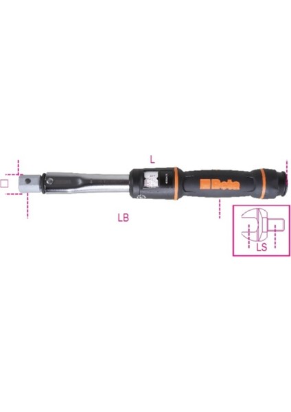 669N/20 Tork Anahtarı 9X12MM 40-200 Nm