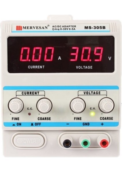 MT-305B 0-30 Volt 5 Amper Ayarlı Güç Kaynağı