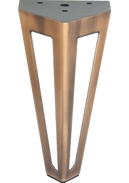 Neptün 14 cm Metal Antik Bakır Koltuk,baza,mobilya Ayağı