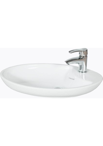 Mina 65 cm Tezgah Üstü Çanak Lavabo MN065