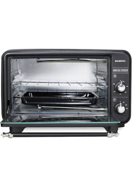 KF-6135 Siyah Rustik Mini Fırın 32 Lt modelleri