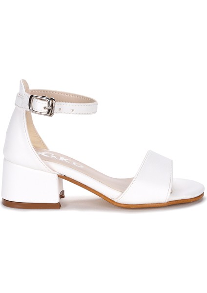 Sheila Cilt Günlük Kız Çocuk 4 Cm Topuklu Sandalet Abiye Ayakkabı fırsatları