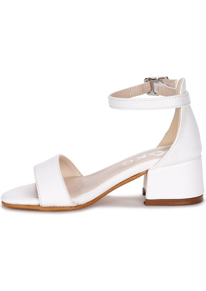 Sheila Cilt Günlük Kız Çocuk 4 Cm Topuklu Sandalet Abiye Ayakkabı indirimleri