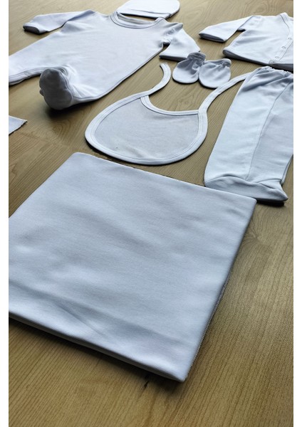 Organik 1.sınıf Baskı Unisex Tulumlu Hastane Çıkışı