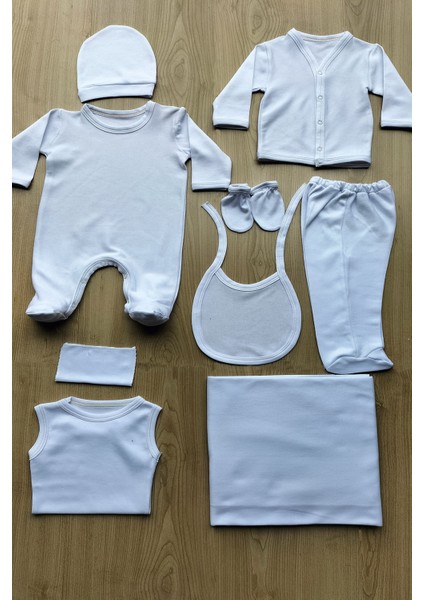 Organik 1.sınıf Baskı Unisex Tulumlu Hastane Çıkışı