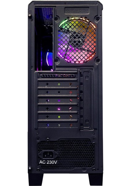 Halo 7plus 4x RGB Ring Fan USB 3.0 600W 80+ Plus ATX Bilgisayar Kasası