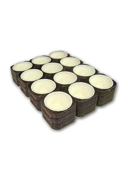 Taşıma Kartonlu Muffin Beyaz 24'lü (5 Adet)