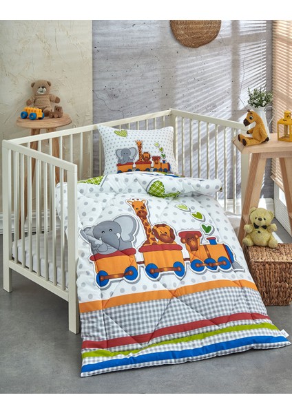 Ranforce Bebek Yorgan Seti %100 Pamuk / V6
