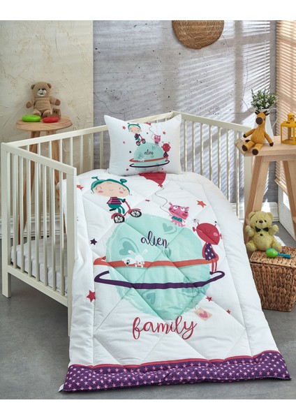 Ranforce Bebek Yorgan Seti %100 Pamuk / V15