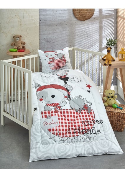 Ranforce Bebek Yorgan Seti %100 Pamuk / V19