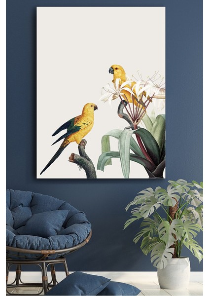 Homearths Kanvas Tablo Hayvanlar Dekoratif Duvar Tablosu