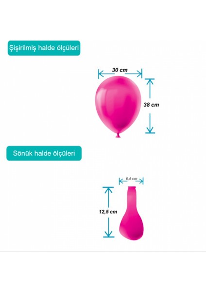 Ki̇kajoy Stand Balonu 12 'li Pastel Ruby