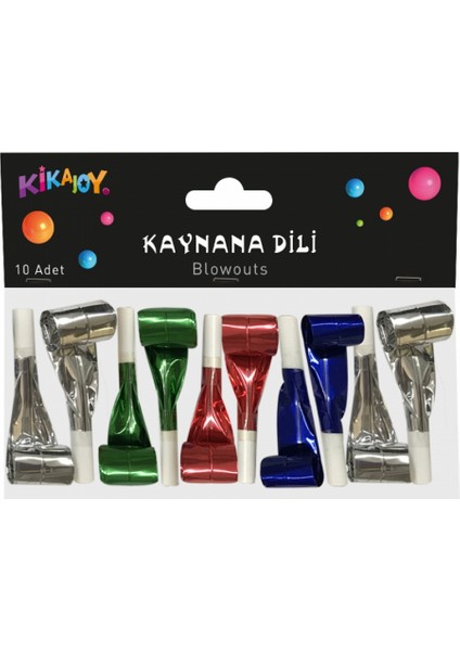 Ki̇kajoy Kaynana Dili Metalik (10 Adet)