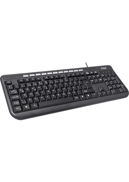 Inca IK-254QU Kablolu Q-USB Multimedya Black Laser Prınt Klavye (Kablo 1.5mt Uzunluk)
