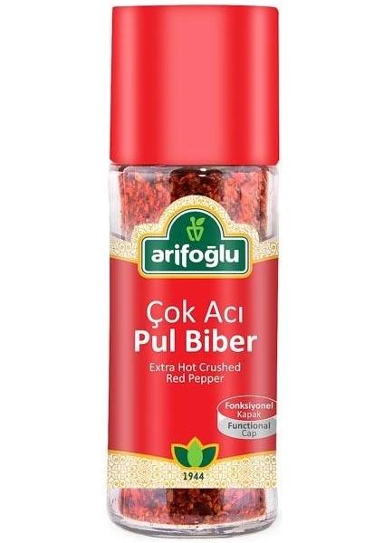 Pul Kırmızı Biber Çok Acı 50 gr Cam