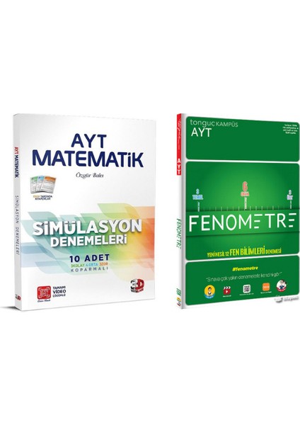 3D AYT Matematik 10'lu Simülasyon Denemeleri Tamamı Video Çözümlü
