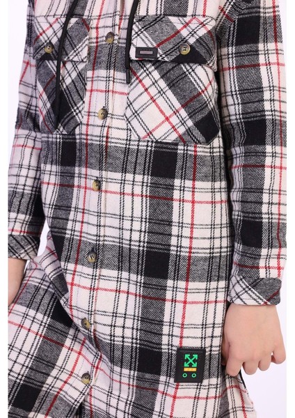 Toontoy Kız Çocuk Kapüşonlu Oduncu Gömlek fiyatları