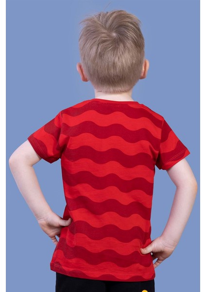 Toontoy Erkek Çocuk Dalga Desenli Tişört fiyatları