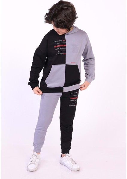 Toontoy Erkek Çocuk Kanguru Cepli Eşofman Takım