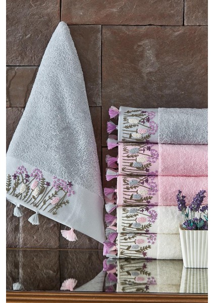 Pamuk 50X90CM 6'lı El Havlu Seti - Kod 8900