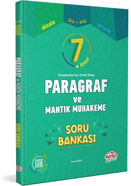 Editör Yayınları 7. Sınıf Paragraf ve Mantık Muhakeme Soru Bankası