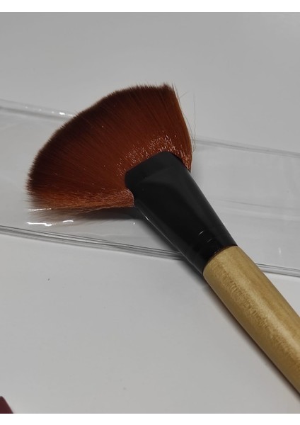 Lüx Ahşap Saplı Makyaj Pudra Fırçası Fondoten Allık Fırçası Pudra Fırçası fırsatları