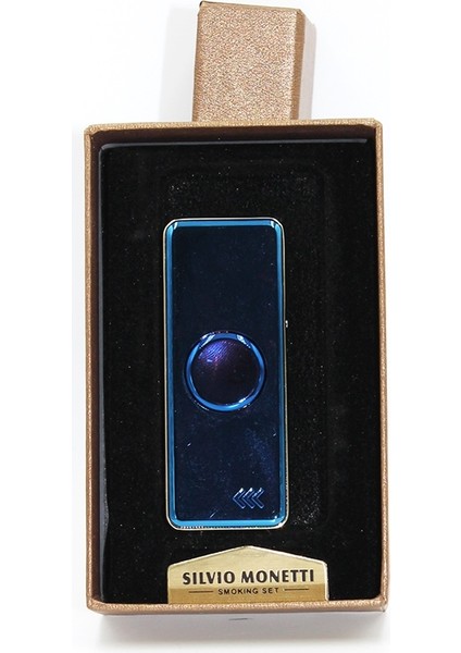 Mavi Şarjlı USB Çakmak SMC414USR003