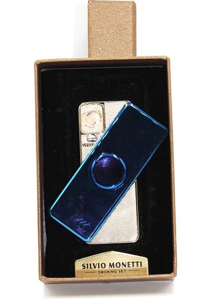 Mavi Şarjlı USB Çakmak SMC414USR003