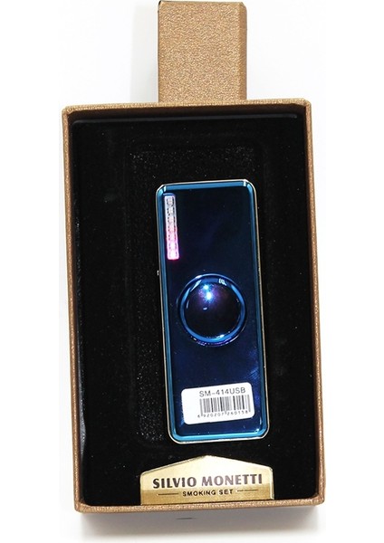 Mavi Şarjlı USB Çakmak SMC414USR003