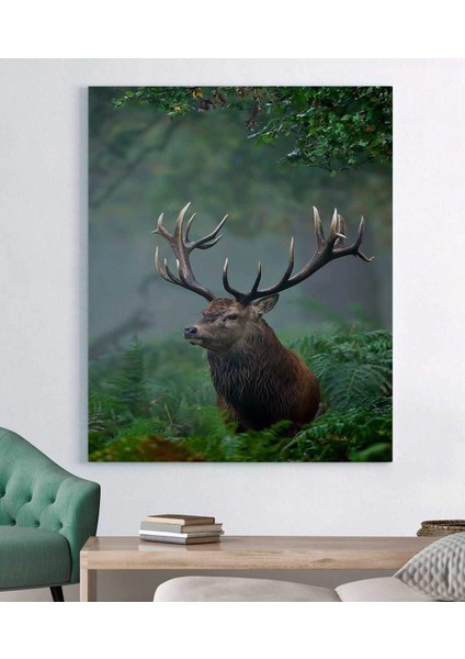 Geyik Resimli Kanvas Tablo fiyatları