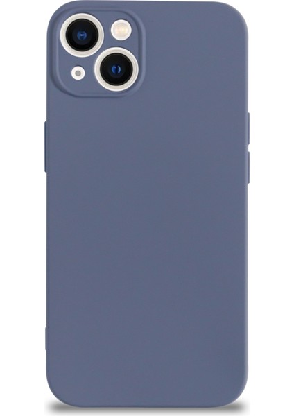 Caseworld Apple iPhone 13 Kapak Kamera Korumalı Içi Kadife Lansman Silikon Kılıf - Petrol Mavisi Petrol Mavisi