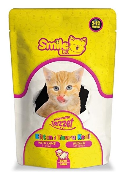 Cat Pouch 100 gr Kuzu Etli