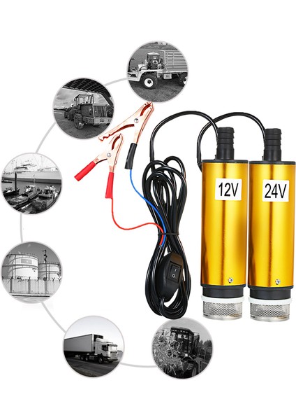 Dc 24 V Dalgıç Pompa Pompalama Için Dizel Yağ (Yurt Dışından)